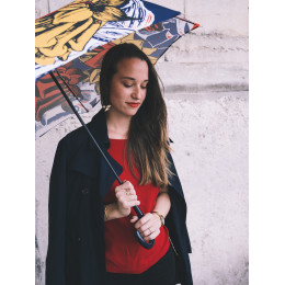 Parapluie droit pour femme Old School